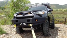 TJM FRONTIER HEAVY DUTY BUMPER  BLACK STEEL