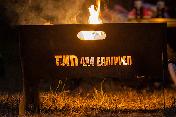 TJM Firepit, campfire, camping accessories